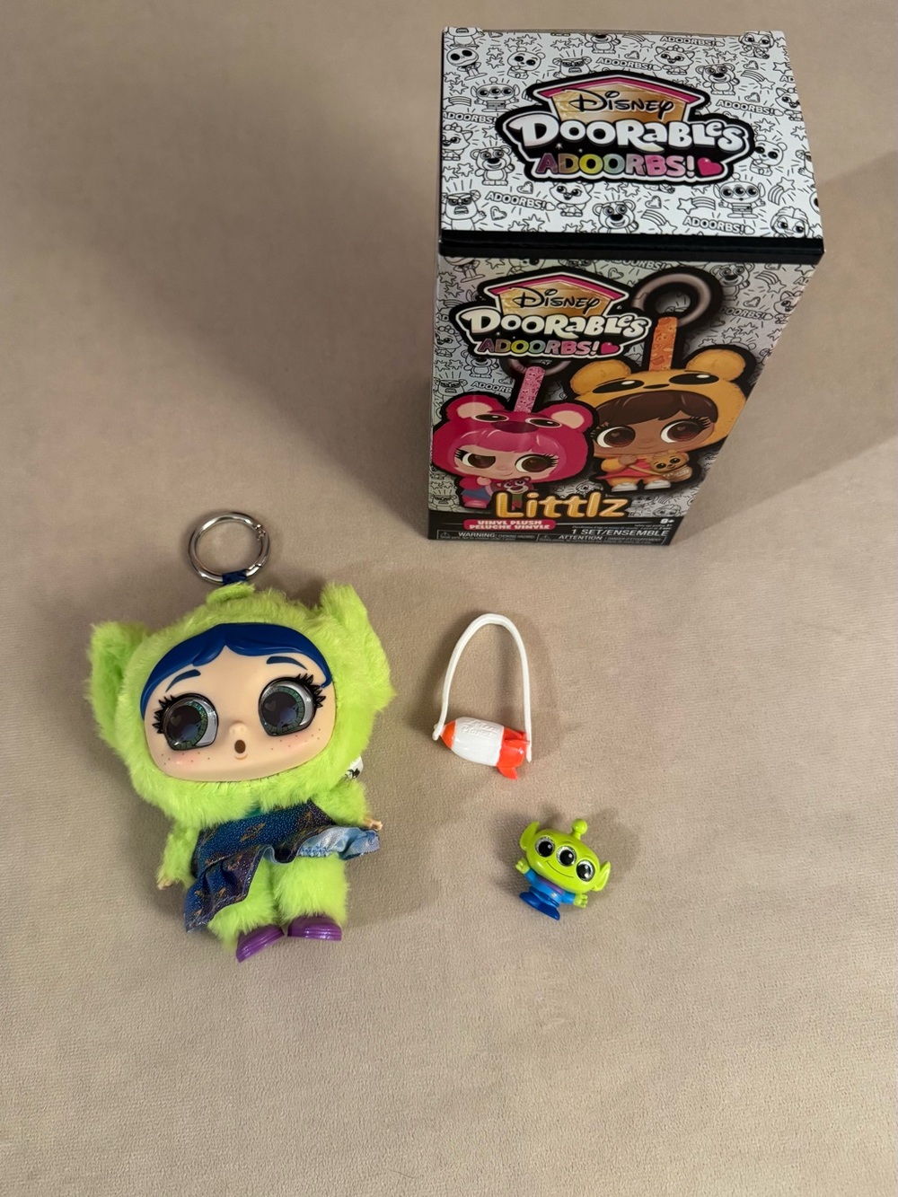 Disney Doorables Littlz Vinyl Plush “Hayden” Toy Story Alien Doll NEW